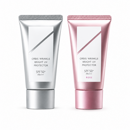 ORBIS Wrinkle Bright UV Protector N 無色款與 Rose 款