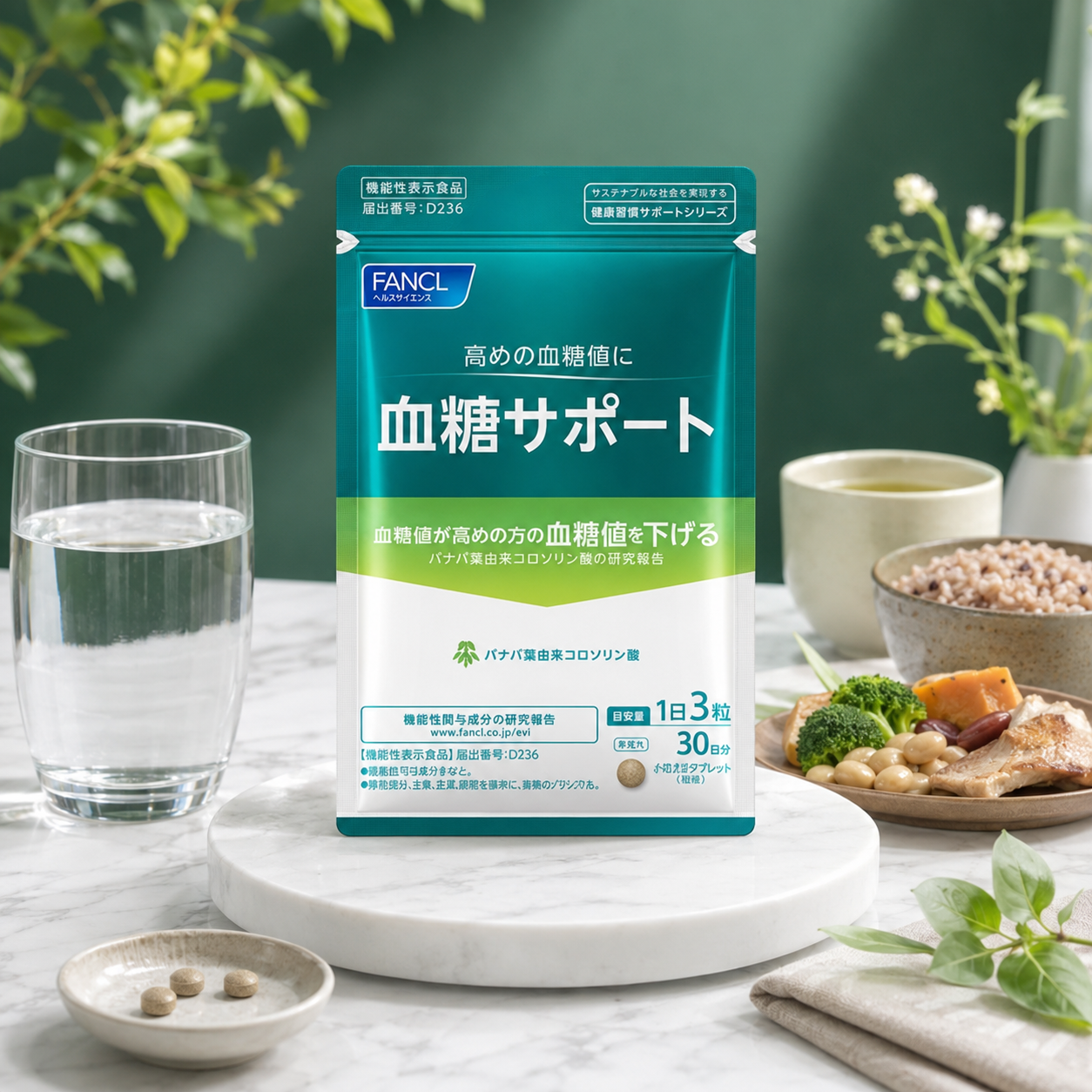 FANCL 血糖 Support / Blood Sugar Support｜餐後飲食管理