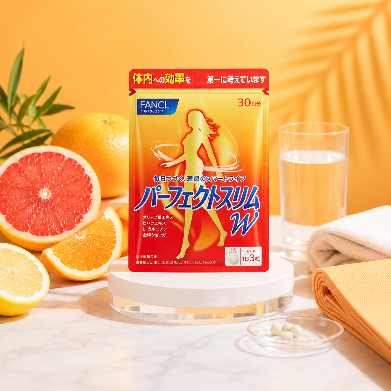 FANCL Perfect Slim W / Body Management Supplement｜日常體態管理