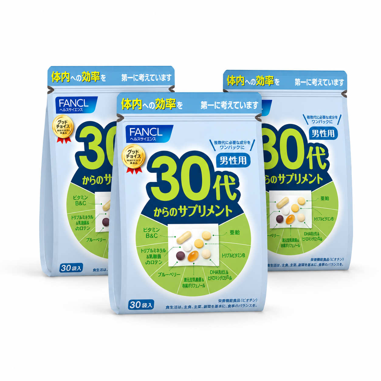 FANCL 30代男性日常營養 / 30s Men Daily Supplement｜Japan Direct