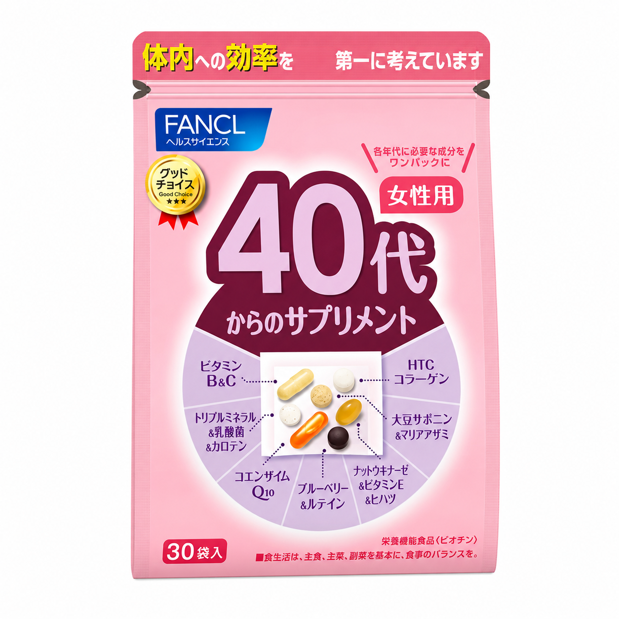 FANCL 40代女性日常營養 / 40s Women Daily Supplement｜Japan Direct