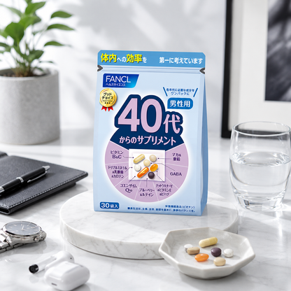 FANCL 40代男性日常營養 / 40s Men Daily Supplement｜Japan Direct