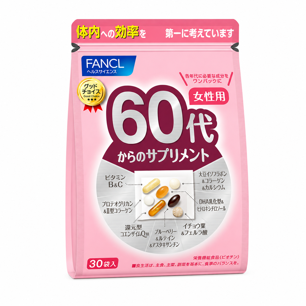 FANCL 60代女性日常營養 / 60s Women Daily Supplement｜Japan Direct