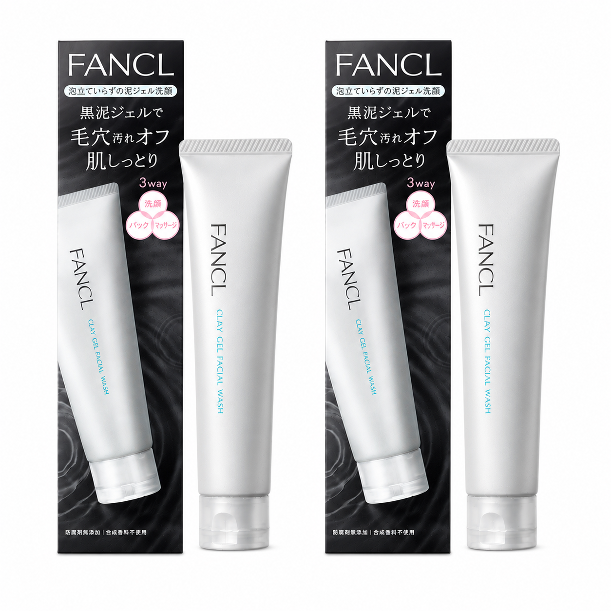FANCL 黑泥凝膠洗顏 / Clay Gel Facial Wash｜毛孔潔淨・Japan Direct