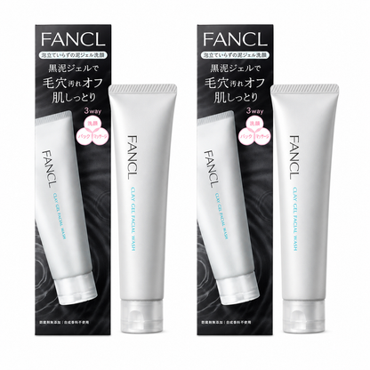 FANCL 黑泥凝膠洗顏 / Clay Gel Facial Wash｜毛孔潔淨・Japan Direct