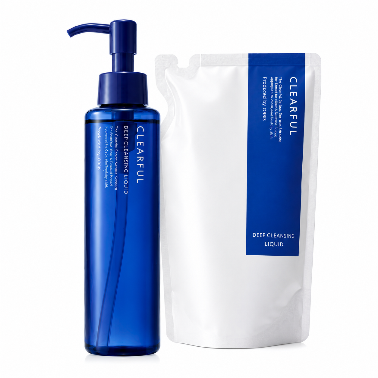 ORBIS CLEARFUL Deep Cleansing Liquid bottle and refill Japan direct