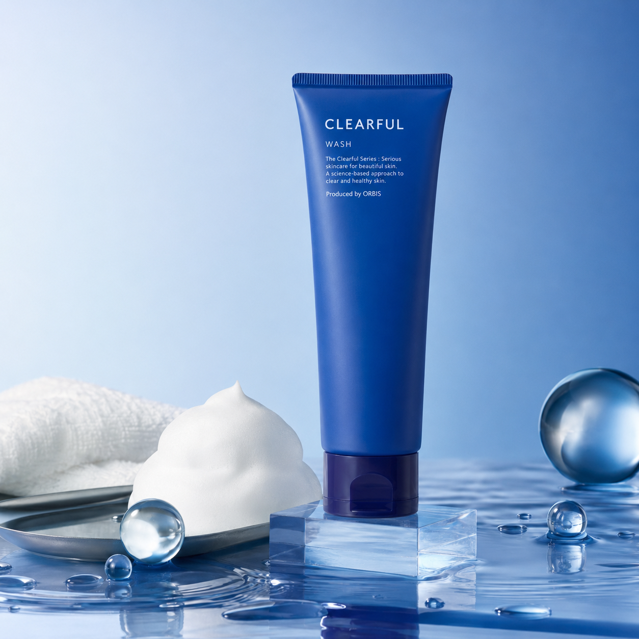 ORBIS CLEARFUL Wash rich foam lifestyle image