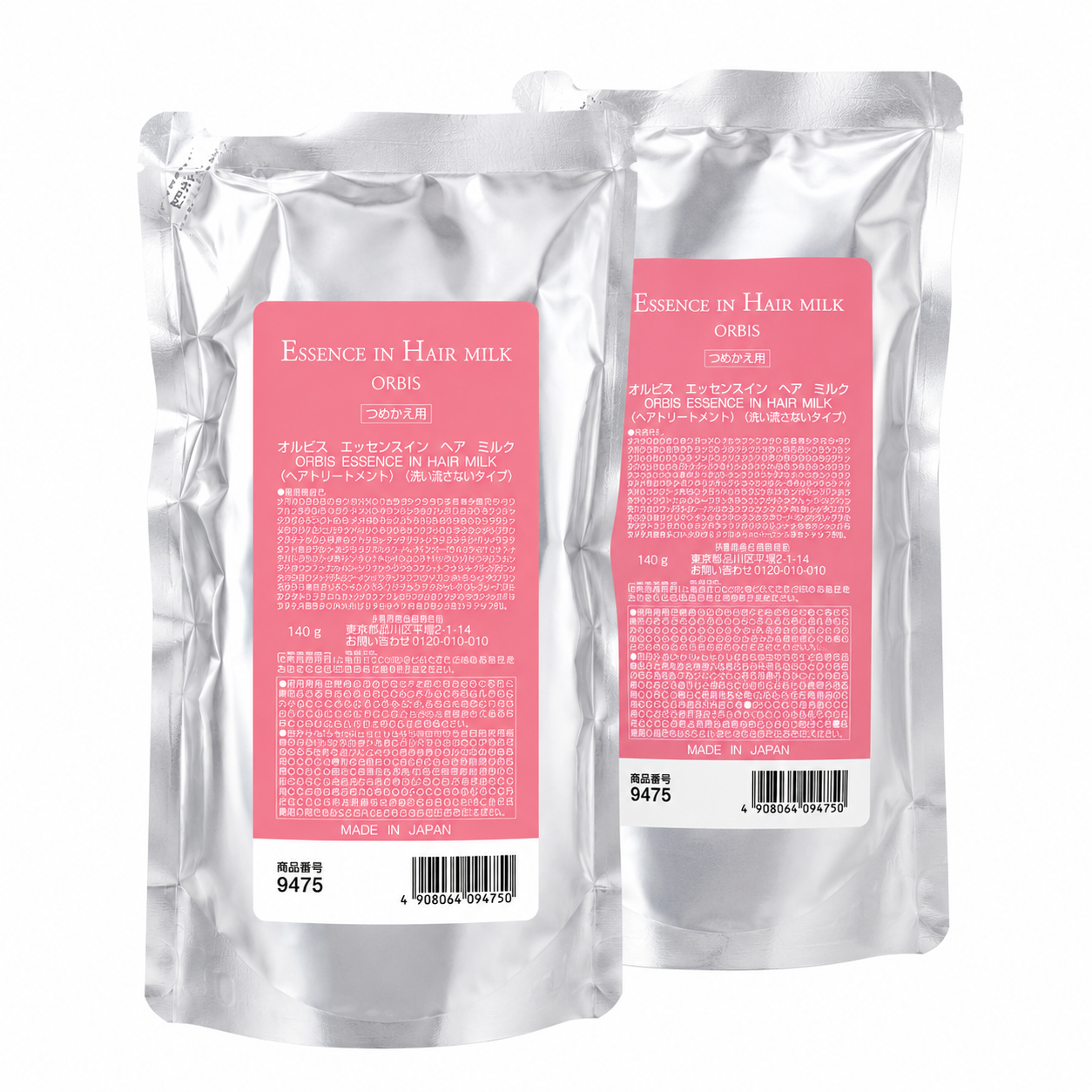 ORBIS Essence in Hair Milk refill x2