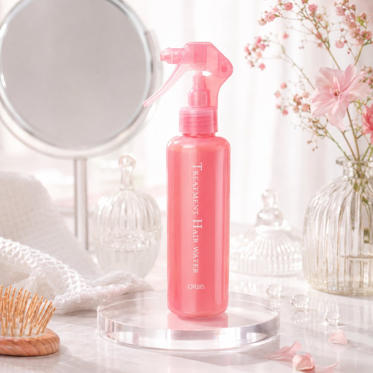 ORBIS Treatment Hair Water bottle lifestyle