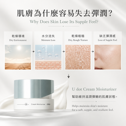ORBIS U dot Cream Moisturizer 商品特色與使用說明